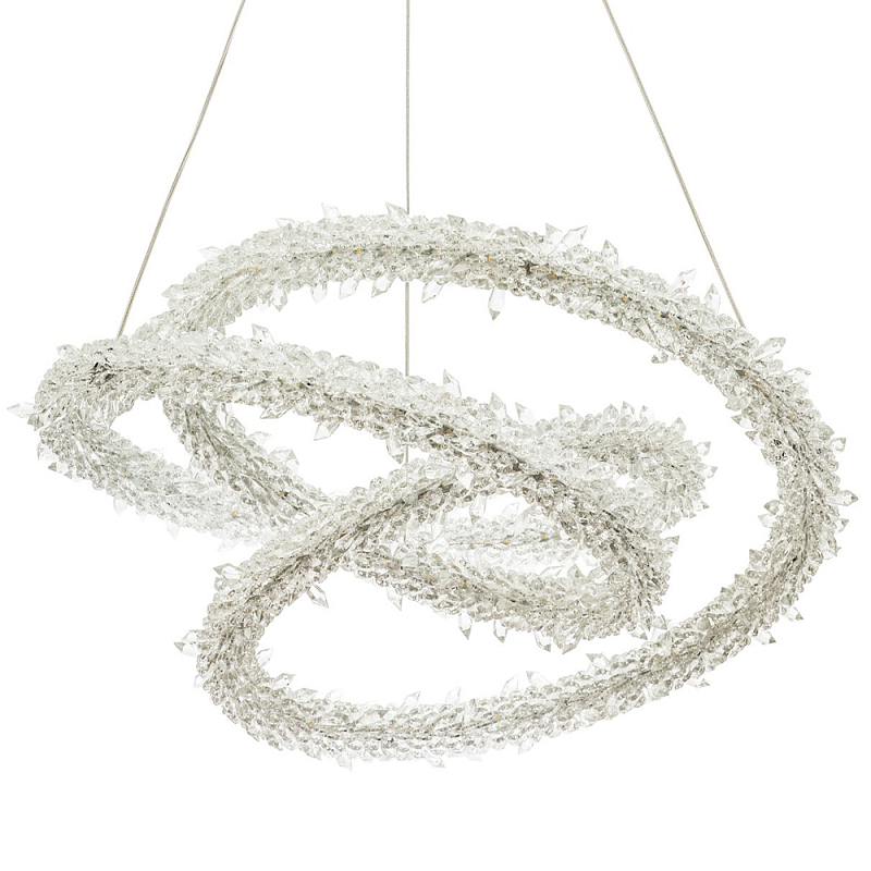 Фигурная люстра украшенная кристаллами из хрусталя Gilbertine Crystals Twisted Chandelier Латунь Прозрачный Фигурная люстра украшенная кристаллами из хрусталя Gilbertine Crystals Twisted Chandelier Латунь Прозрачный во Владивостоке | Loft Concept