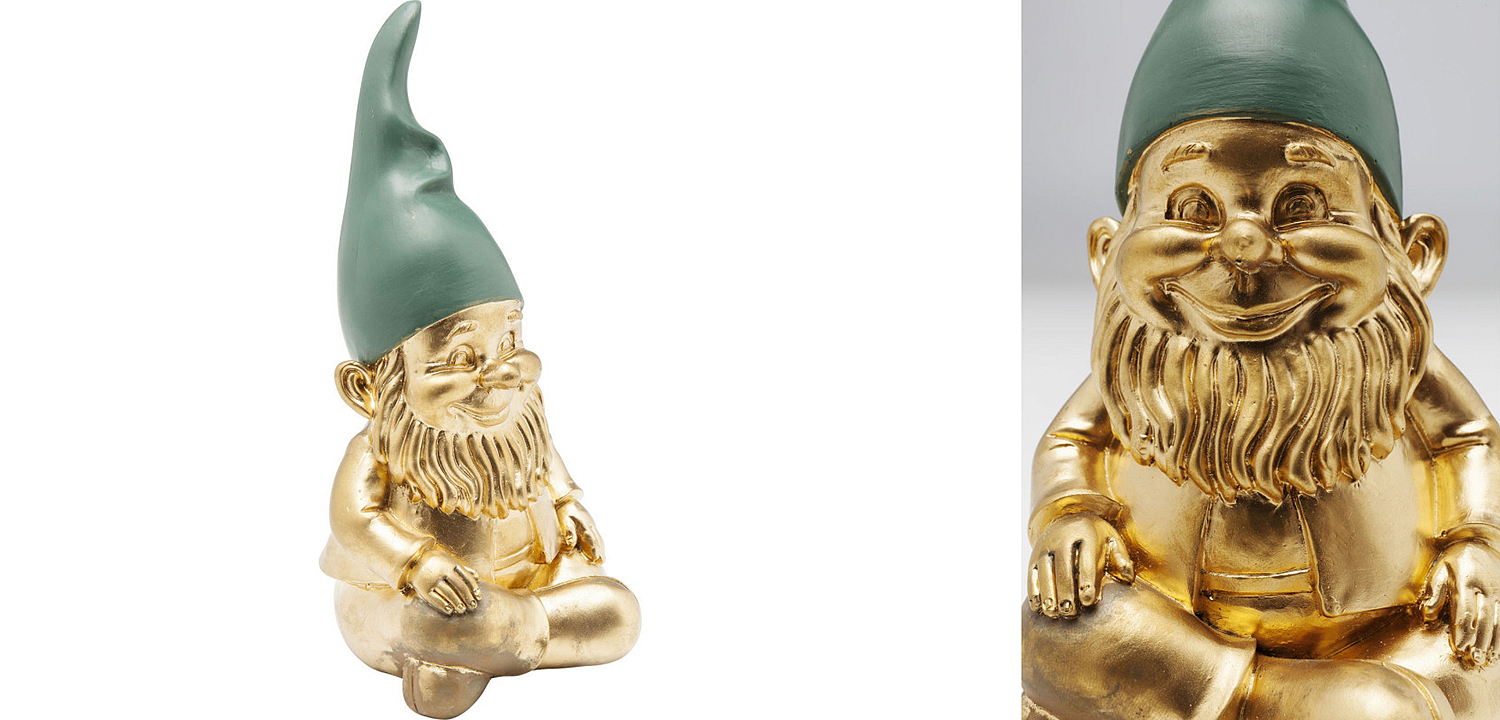 Статуэтка Golden Sitting Gnome Статуэтка Golden Sitting Gnome - Loft-Concept во Владивостоке