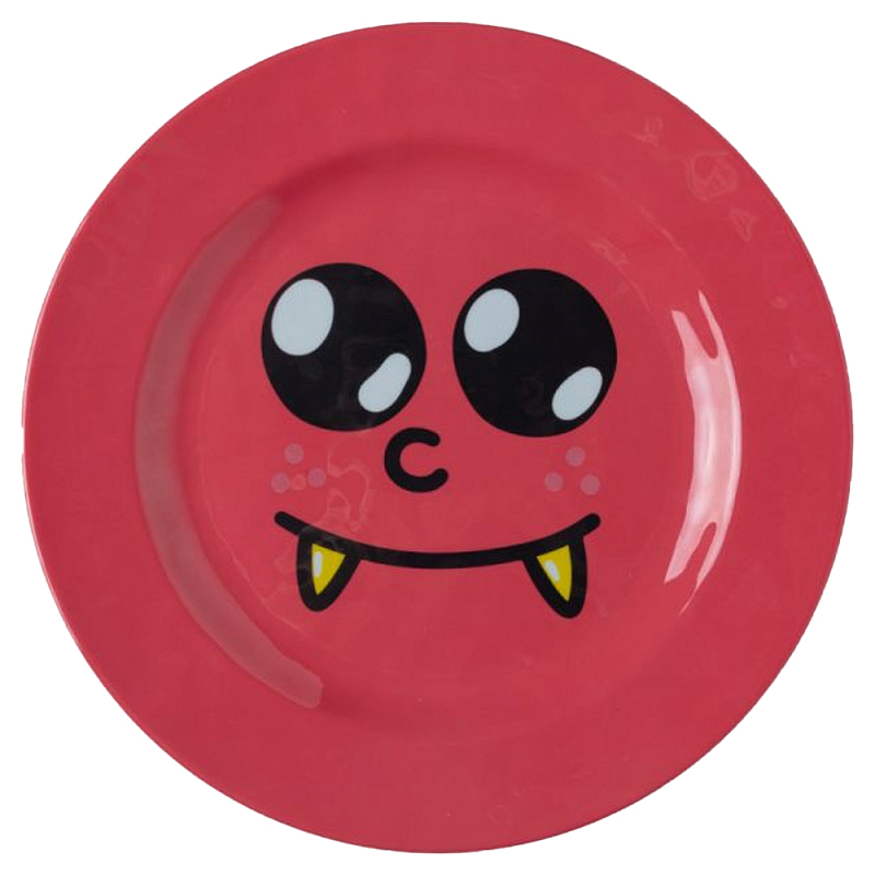 Тарелка Seletti Baby Gregorio Голубой Малиновый (Crimson) Тарелка Seletti Baby Gregorio Голубой Малиновый (Crimson) во Владивостоке | Loft Concept
