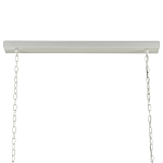 Люстра белая прямоугольная с абажурами в виде цветков тюльпана White Tulips варинант исполнения - 6 | Loft Concept во Владивостоке