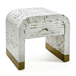 Тумбочка прикроватная Amo Bone Inlay Bedside Almond варинант исполнения - 4 | Loft Concept во Владивостоке