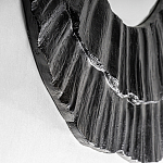 Зеркало в фактурной черной раме в современном стиле Black Maelstrom варинант исполнения - 2 | Loft Concept во Владивостоке