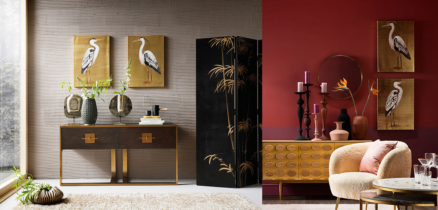 Картина Gold Heron II Картина Gold Heron II - Loft-Concept во Владивостоке