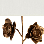 Бра с  каркасом в виде цветков розы и тканевым абажуром Flowers and Fox Roses варинант исполнения - 2 | Loft Concept во Владивостоке