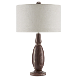 Настольная лампа из мрамора с тканевым абажуром Seductress варинант исполнения - 3 | Loft Concept во Владивостоке