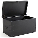 Деревянный сундук из массива манго Mango Chest Black варинант исполнения - 2 | Loft Concept во Владивостоке