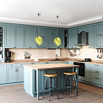 Подвесной светильник со стеклянном плафоном в форме бокала Kaleido варинант исполнения - 33 | Loft Concept во Владивостоке