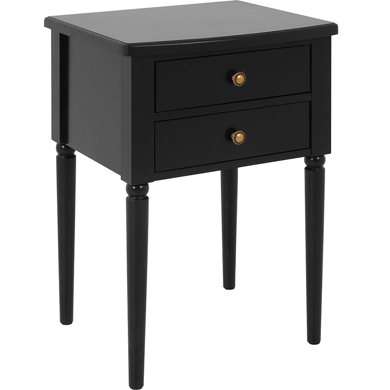 Прикроватная тумба Вlues Black Черный во Владивостоке | Loft Concept 