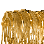 Люстра подвесная с металлическими цепочками и изогнутыми металлическими дугами 72 см Atlantis Chain варинант исполнения - 20 | Loft Concept во Владивостоке