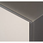 Комод со стеклянной столешницей и с выдвижными ящиками Minimalist Accent варинант исполнения - 3 | Loft Concept во Владивостоке