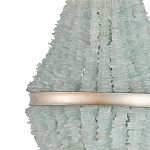 Люстра с каскадом из стеклянных декоративных элементов Shining Sea Glass варинант исполнения - 1 | Loft Concept во Владивостоке