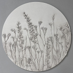 Панно Серые цветы варинант исполнения - 1 | Loft Concept во Владивостоке