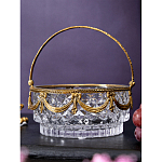 Корзиночка из прозрачного стекла с бронзовой ручкой Eden Garden варинант исполнения - 4 | Loft Concept во Владивостоке