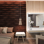 Гипсовая 3D панель с принтографией PM-03 варинант исполнения - 2 | Loft Concept во Владивостоке