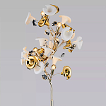 Торшер в виде белых и золотых цветов каллы Refined Taste of Light варинант исполнения - 2 | Loft Concept во Владивостоке
