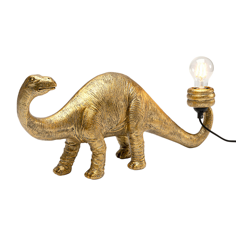 Настольная лампа для детской Золотой Динозавр  Золотой во Владивостоке | Loft Concept 