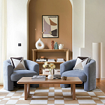 Стол журнальный из массива и шпона дуба Oak Essence Carden варинант исполнения - 6 | Loft Concept во Владивостоке