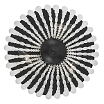 Потолочный светильник круглый с стеклянными бусинами Uniformity варинант исполнения - 1 | Loft Concept во Владивостоке