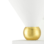 Бра с бело-золотыми плафоном в форме конуса Light Source варинант исполнения - 1 | Loft Concept во Владивостоке