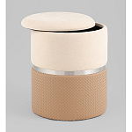 Пуф Mauldine с ящиком бежевый с экокожей варинант исполнения - 2 | Loft Concept во Владивостоке