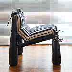 Кресло черно-белое со съемными подушками Celebrity варинант исполнения - 6 | Loft Concept во Владивостоке