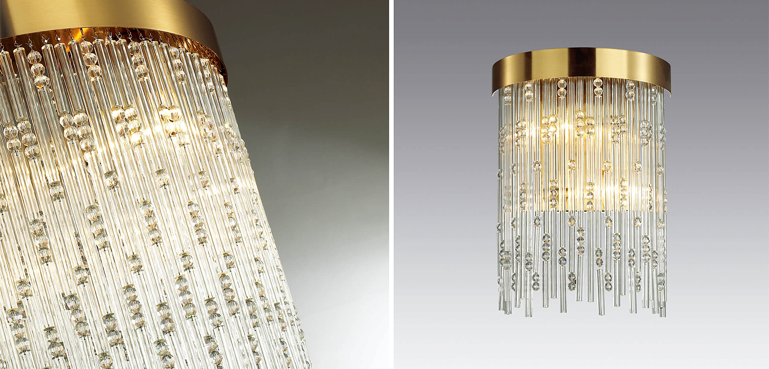 Бра Hailstorm Rain Kerri Wall lamp gold Бра Hailstorm Rain Kerri Wall lamp gold - Loft-Concept во Владивостоке