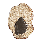 Бра с волнообразным стеклянным плафоном и вставкой из мрамора Liquid Stone варинант исполнения - 6 | Loft Concept во Владивостоке