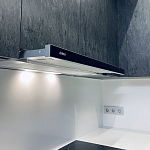 Угловой кухонный гарнитур Жемчужный белый Серый Clarke Kitchen Set White Grey варинант исполнения - 3 | Loft Concept во Владивостоке