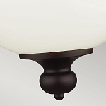 Подвесной светильник с белым стеклянным плафоном в форме шара на цепи Feiss варинант исполнения - 5 | Loft Concept во Владивостоке