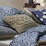 Постельное белье темно-синего цвета с рисунком Blossom Essence Sophie варинант исполнения - 6 | Loft Concept во Владивостоке