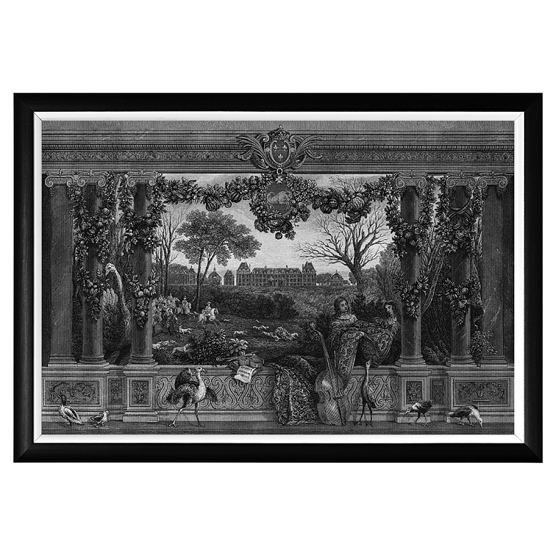 Постер Monceau Palace Poster Черный Белый Постер Monceau Palace Poster Черный Белый во Владивостоке | Loft Concept