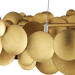 Люстра круглая из многослойных золотых дисков Metal Disc Chandelier варинант исполнения - 3 | Loft Concept во Владивостоке