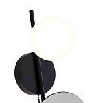 Бра с матовым плафоном в форме шара и зеркальной плоской панелью Lunar Echo  варинант исполнения - 1 | Loft Concept во Владивостоке