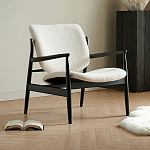 Кресло с каркасом и ножками из древесины и мягкими сиденьем и спинкой Venice варинант исполнения - 6 | Loft Concept во Владивостоке