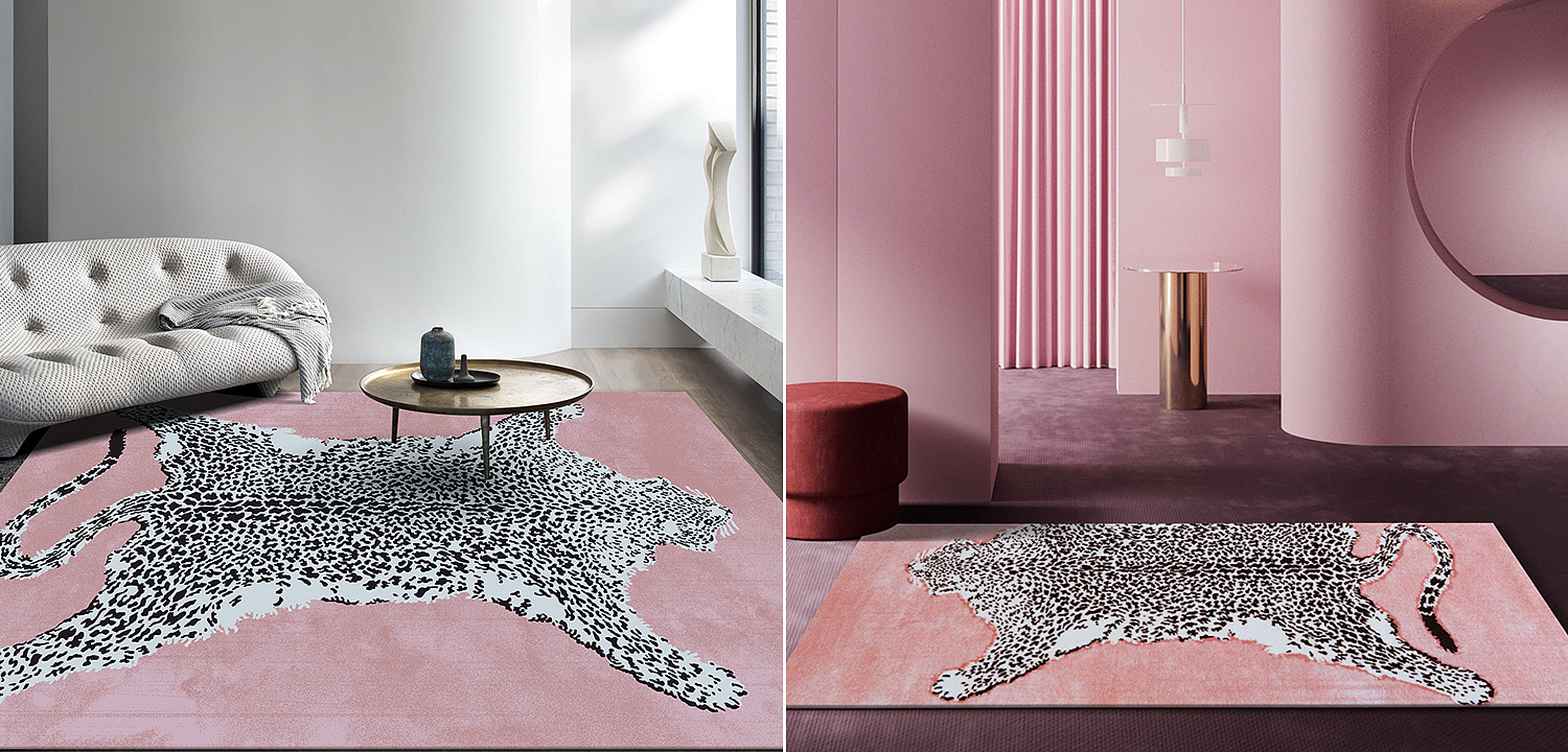 Ковер Colored Beasts pink Ковер Colored Beasts pink - Loft-Concept во Владивостоке