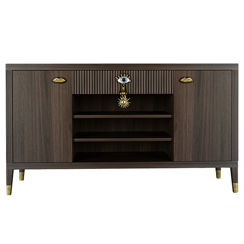 Комод-буфет Elsa Dreams Walnut с открытыми полками Орех Комод-буфет Elsa Dreams Walnut с открытыми полками Орех во Владивостоке | Loft Concept