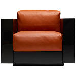 Дизайнерское кожаное кресло Poltronova Saratoga Armchair варинант исполнения - 1 | Loft Concept во Владивостоке