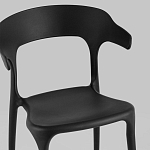 Черный стул из прочного PP-пластика JORIS варинант исполнения - 6 | Loft Concept во Владивостоке