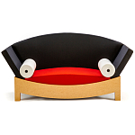 Дизайнерский диван с двумя подушками-валиками Poltronova Mitzi Sofa варинант исполнения - 1 | Loft Concept во Владивостоке