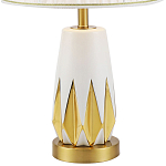 Настольная лампа с абажуром Femia White Gold Table Lamp варинант исполнения - 3 | Loft Concept во Владивостоке