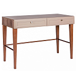 Стол письменный из массива бука с 2-мя ящиками бежевый Wenge Light варинант исполнения - 1 | Loft Concept во Владивостоке