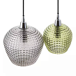 Подвесной светильник каскадный с 2-мя рельефными плафонами Cascade with Relief Lampshades варинант исполнения - 4 | Loft Concept во Владивостоке