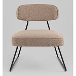 Кресло лаунж Kate букле капучино варинант исполнения - 4 | Loft Concept во Владивостоке