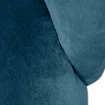 Барный стул вращающийся со спинкой Синий Велюр Vendramin Chair варинант исполнения - 3 | Loft Concept во Владивостоке