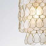 Подвесной светильник с декором из натуральной морской ракушки Iridescent Light варинант исполнения - 4 | Loft Concept во Владивостоке