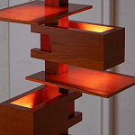 Торшер с каркасом из множества полок Links варинант исполнения - 2 | Loft Concept во Владивостоке