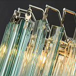 Дизайнерская люстра AQUA Blue Lagoon бирюзовое стекло несколько ярусов варинант исполнения - 4 | Loft Concept во Владивостоке