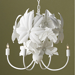 Люстра белая в виде цветков шиповника White Rosehip Flower варинант исполнения - 3 | Loft Concept во Владивостоке