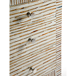 Тумбочка прикроватная Bogense Bone Inlay Bedside Beige варинант исполнения - 3 | Loft Concept во Владивостоке