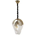 Подвесной светильник с хрустальными подвесками Godard Crystal Ring Hanging Lamp варинант исполнения - 2 | Loft Concept во Владивостоке
